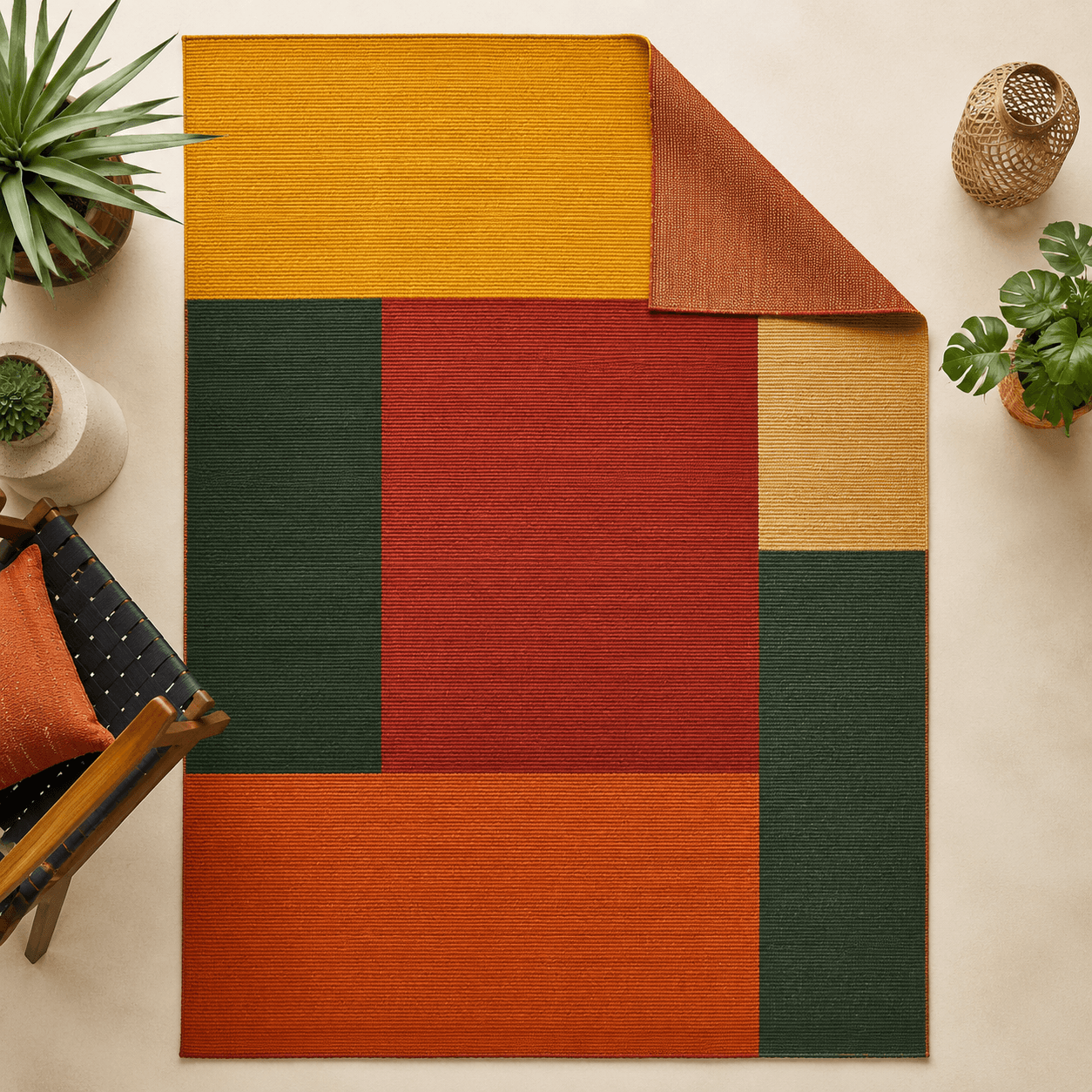 Outdoor-Indoor Patio Rug